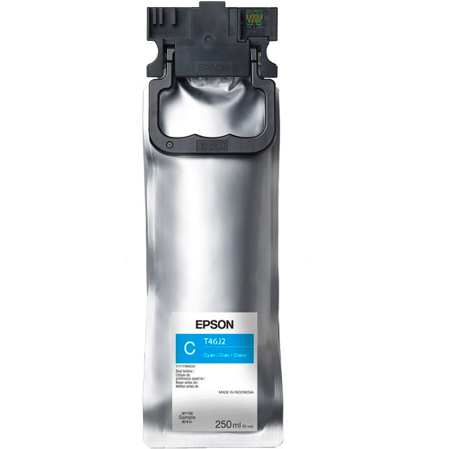 Epson T46J5 - 250 ml - cián claro - original - paquete de tinta - para SURELAB D1070 Professional Minilab, D1070DE Professional Minilab