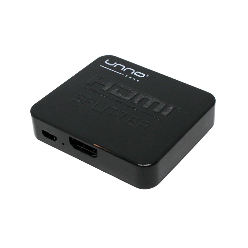 Splitter Switch HDMI 4K 2 Puertos Unno Tekno HB1204BK