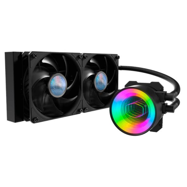 ENFRIAMIENTO LIQUIDO RGB COOLER MASTER MASTERLIQUID ML240 MIRROR ARGB AIO 240MM MLX-D24M-A18PK-R1
