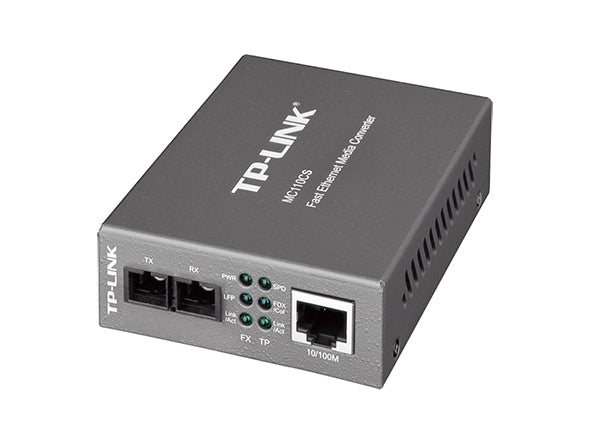 ADAPTADOR TP LINK CONVERTIDOR 10/100 MBPS SINGLE MODE MC110CS UN