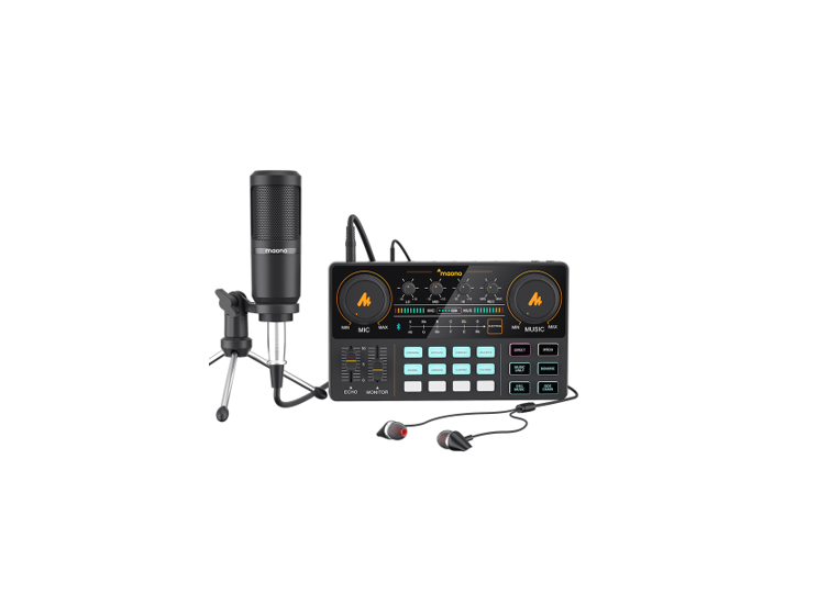 INTERFASE DE AUDIO MAONO CON MICROFONO AU-AM200 S1