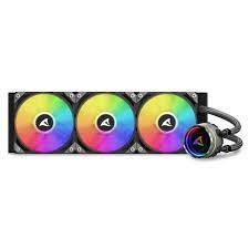 ENFRIAMIENTO LIQUIDO SHARKOON S90 RGB AIO 360MM LOGOTIPO GIRATORIO RGB NEGRO 4044951038015