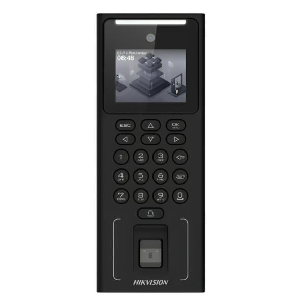 LECTOR BIOMETRICO RECONOCIMIENTO FACIAL HIKVISION 2.4 INCH LCD DISPLAY 2MP LENS FACE AND FINGERPRINT RECOGNITION DS-K1T321MFWX 302919996