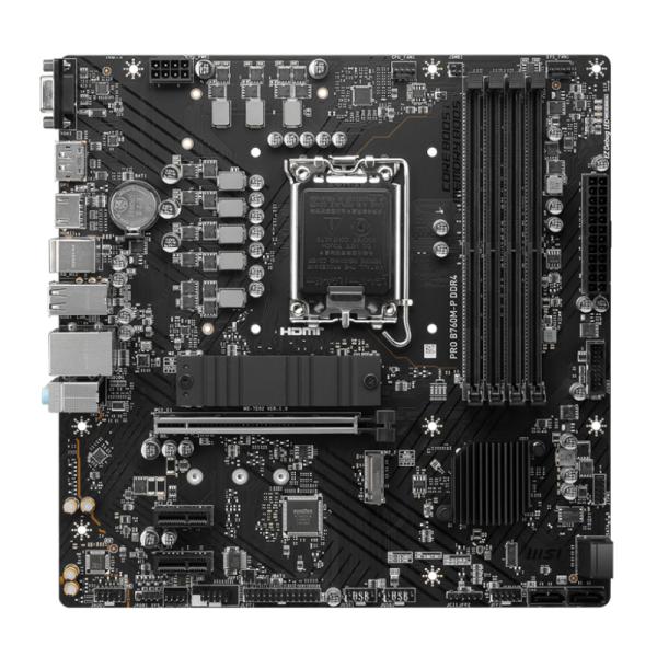 TARJETA MADRE MSI PRO B760M-P DDR4 LGA 1700 M-ATX 911-7E02-016