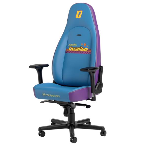 SILLA GAMING NOBLECHAIRS ICON EDICIÓN FALLOUT NUKA-COLA QUANTUM CUERO SINTÉTICO NBL-ICN-PU-NCQ