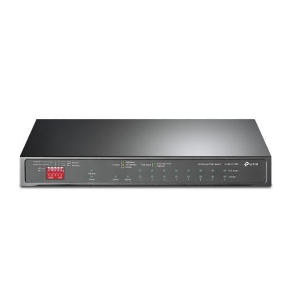 SWITCH TP LINK TL-SG1210MPE(UN) 9 PUERTOS GIGABIT RJ45 Y 1 PUERTO SFP/RJ45 COMBINADO 10/100/1000 MBPS