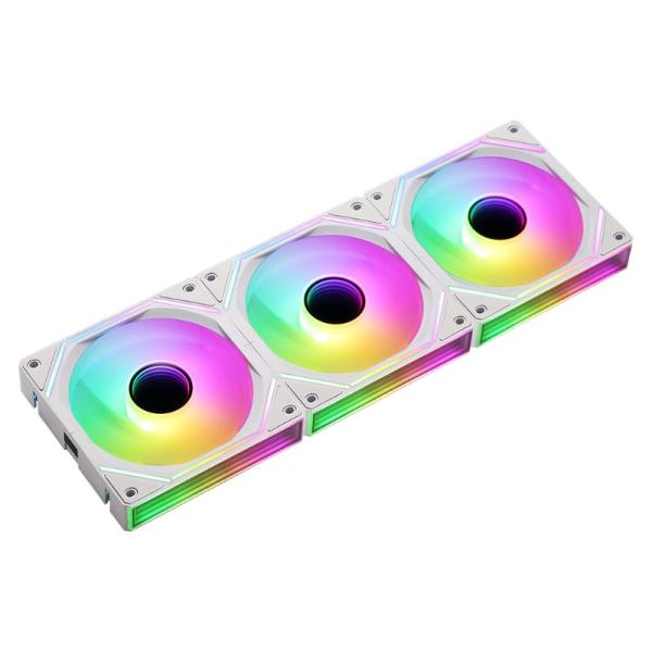 ABANICO ARGB FORMULA V LINE TRIPLE FAN AIR BRIDGE WH 120 MM 4 PIN PWM + 3 PIN ARGB 4711401661009