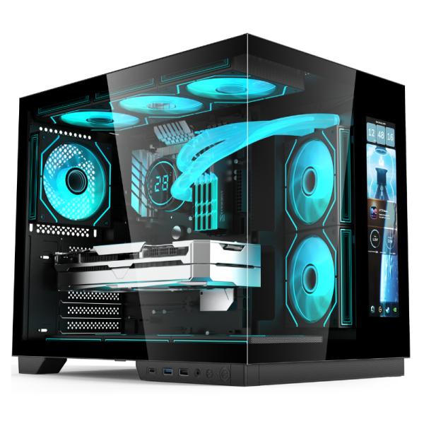 CASE EAGLE WARRIOR CG01YJRA001C MID TOWER SIN VENTILACION INCLUIDA CON VIDRIO TEMPLADO SIN FUENTE DE PODER