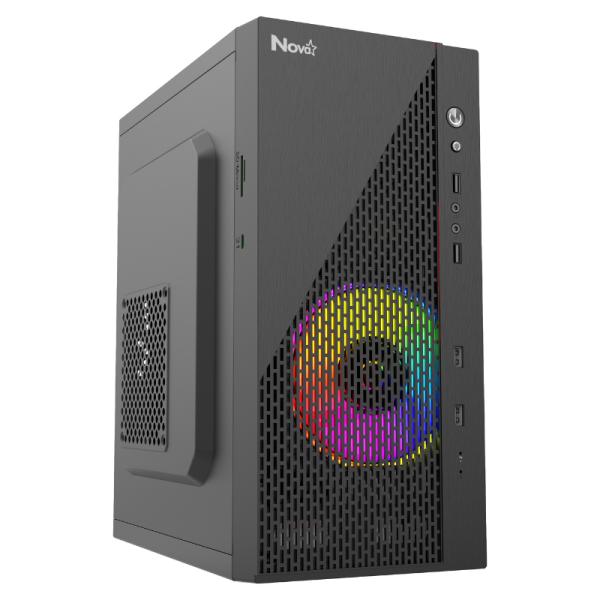 CASE NOVA CM01H1RA001 MINI TOWER VENTILADORES 1 DE 120MM Y 80MM SIN FUENTE DE PODER