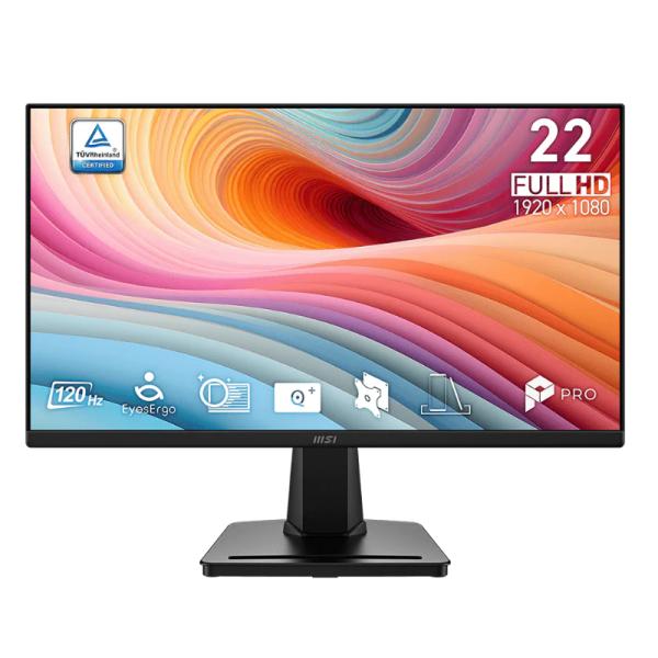 MONITOR MSI PRO MP225 E12VL 21.45" FHD 1920X1080 120 HZ VA ADAPTIVE-SYNC / HDMI / VGA 9S6-3PE0CM-024 NEGRO