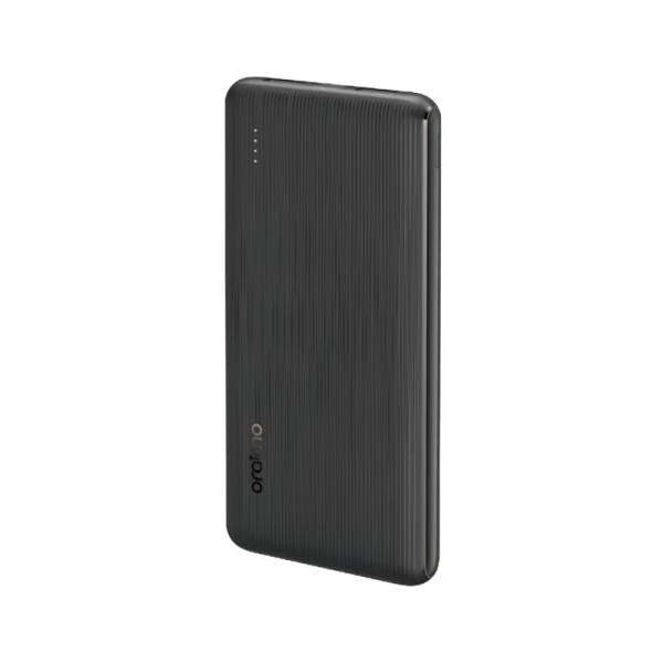 POWER BANK ORAIMO POWERFLOW B11 OPB-1102 10000 MAH CARGA DE 15 W 4 INDICADORES LED Y MODO DE BAJA CORRIENTE NEGRO