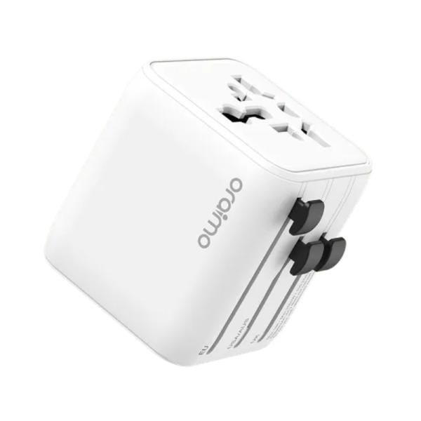 ADAPTADOR UNIVERSAL ORAIMO POWEROMNI 25 OCW-T01 2 TOMAS AC/ENCHUFES BLANCO