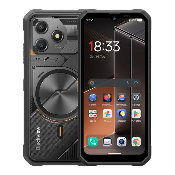 CELULAR BLACKVIEW FORT 100 6.5 PULG HD+ 128 GB 6 GB RAM 4G LTE NFC IP68/IP69K NEGRO