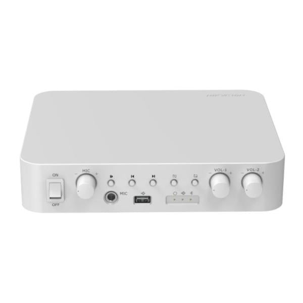 AMPLIFICADOR DE AUDIO DE RED HIKVISION DS-QAE0A60G1-VB(O-STD)/EU 2 ZONAS 60W BLUETOOTH USB RCA 327400189 BLANCO