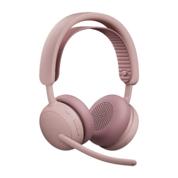 HEADSET LOGITECH ZONE WIRELESS 2 ES UC INALÁMBRICO BLUETOOTH USB-C 981-001597 ROSADO