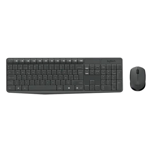 TECLADO Y MOUSE LOGITECH MK235 MEMBRANA INALÁMBRICO 2.4 GHZ ESPAÑOL 920-007901