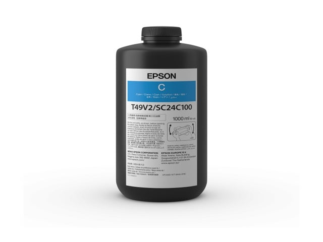 Epson UltraChrome - T49V210- ink Bottle - Cyan - 1000 ml
