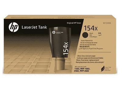 HP 154X - Gran capacidad - negro - original - LaserJet - recarga de tóner - para LaserJet Tank 1502w, MFP 1602w, MFP 2602dn