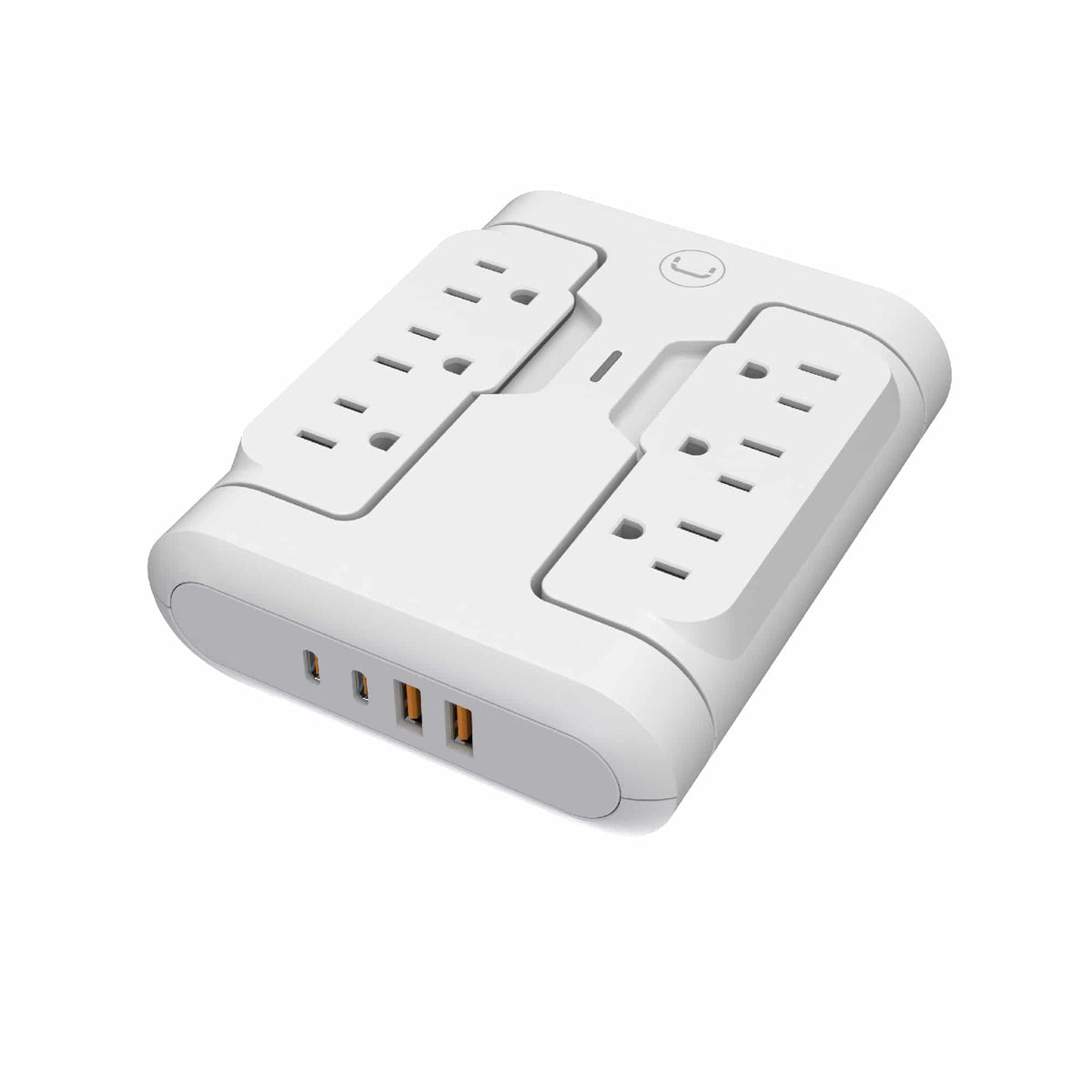 Regleta 6 en 1 PowerPod Giratoria Tomacorriente PD20W Unno Tekno PW5086WT