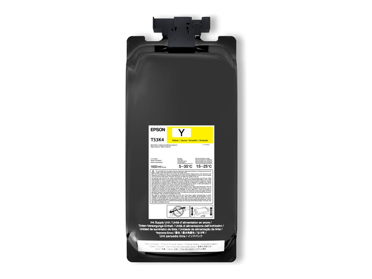Epson T53K4 - Paquete de 2 - 1.6 L - gran capacidad - amarillo - original - paquete de tinta - para SureColor F6470, F6470H