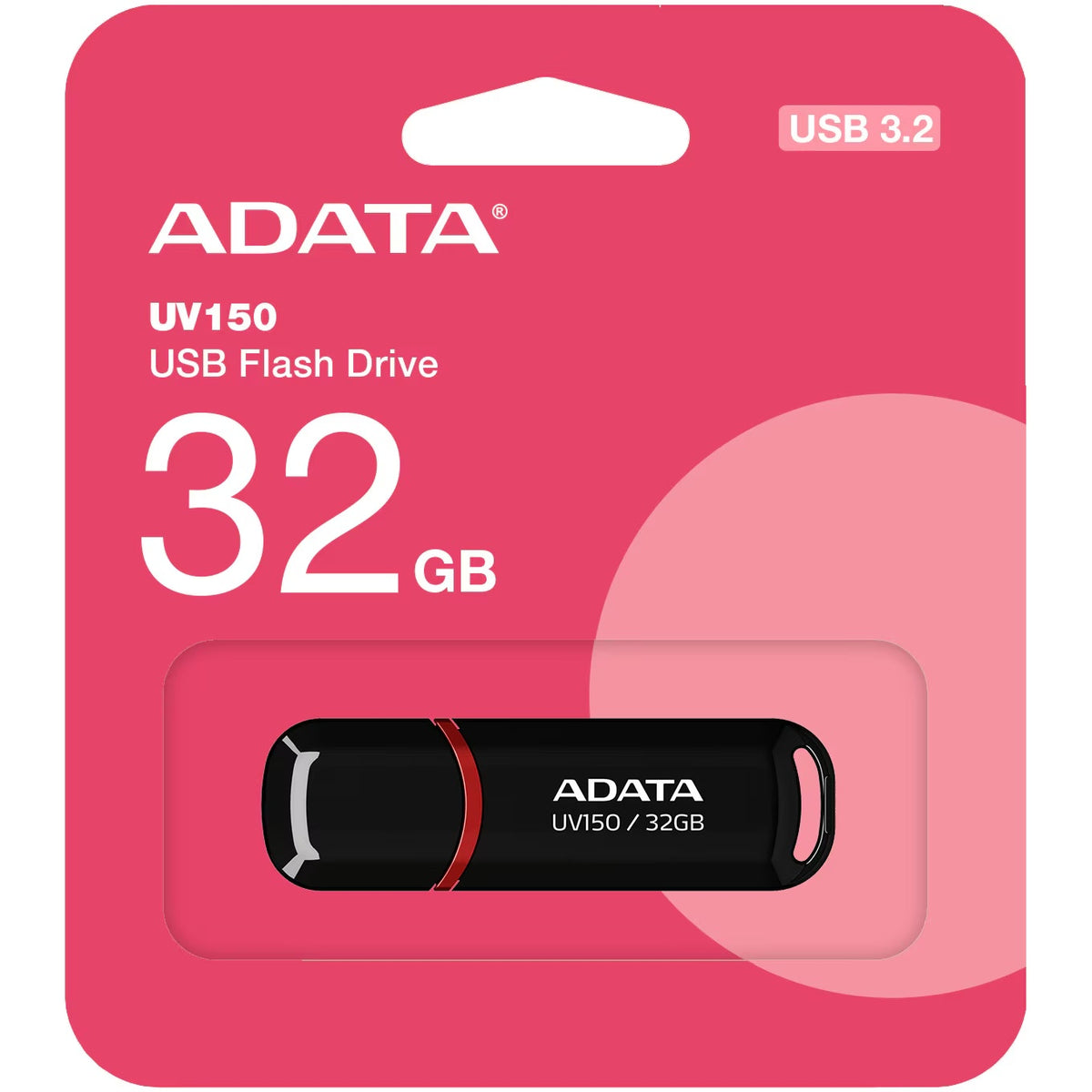 Memoria USB ADATA UV150 32GB USB 3.2 Negro AUV150-32G-RBK