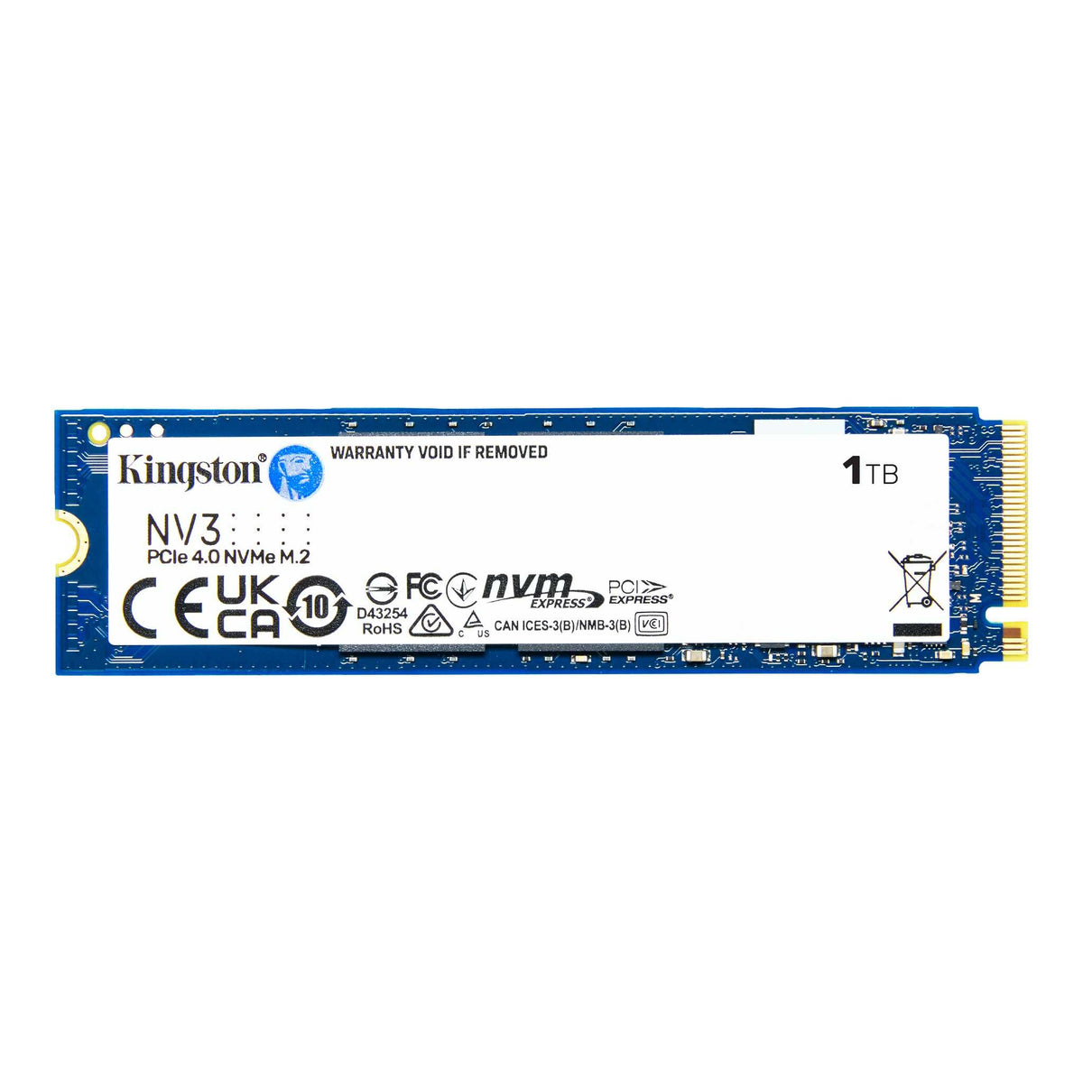 SSD 1TB Kingston NV3 M.2 NVMe PCIe Gen4 SNV3S/1000G