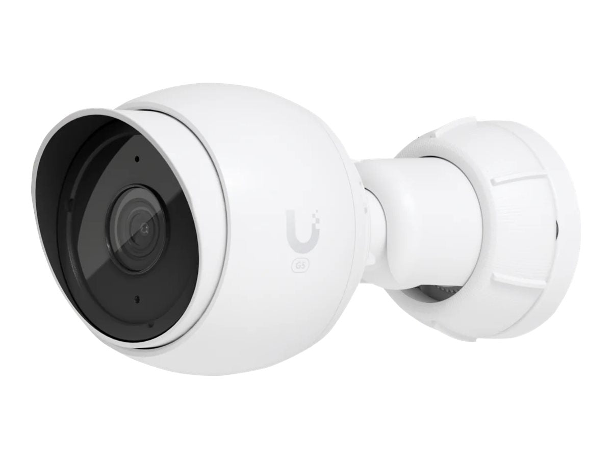 Ubiquiti UniFi Protect G5 - Cámara de vigilancia de red - bala - en interior, para exteriores - resistente a la intemperie - color (Día y noche) - 5 MP - 2688 x 1512 - 2K - focal fijado - audio - LAN 10/100 - H.264, MJPEG - PoE