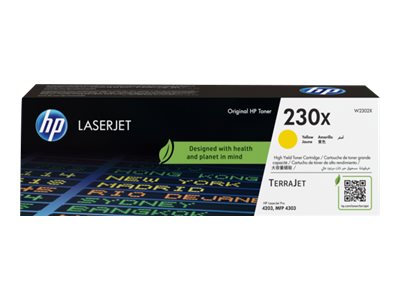 HP 230X - Amarillo - original - LaserJet - cartucho de tóner (W2302X) - para Color LaserJet Pro 4201, 4202, 4203, MFP 4301, MFP 4302, MFP 4303