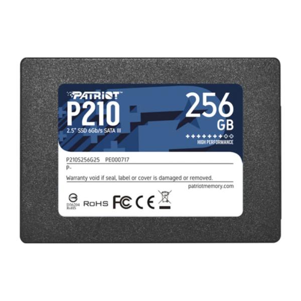 HD INTERNO 256GB 2.5 SOLIDO PATRIOT P210 P210S256G25