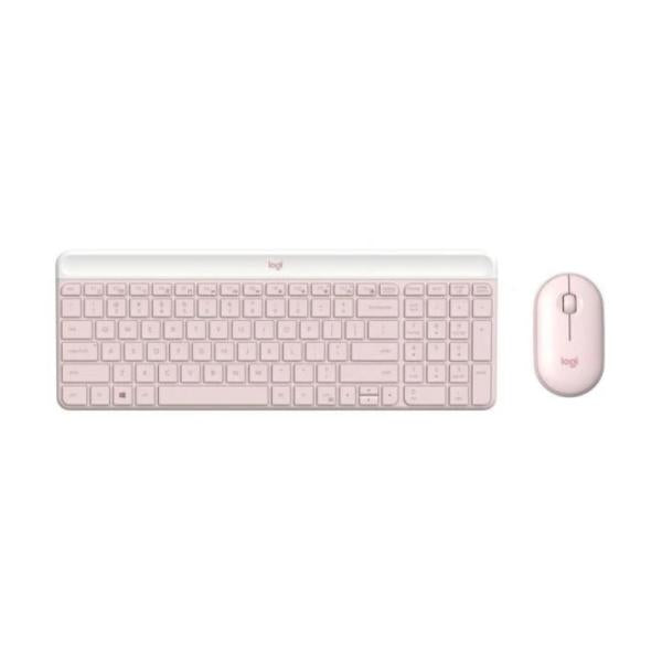 TECLADO Y MOUSE LOGITECH  MK470 SLIM COMBO MEMBRANA INALÁMBRICO 2.4 GHZ INGLÉS 920-011313