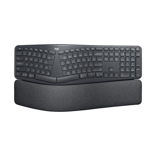 TECLADO LOGITECH ERGO K860 FOR BUSINESS MEMBRANA INALÁMBRICO BLUETOOTH INGLÉS 920-009166