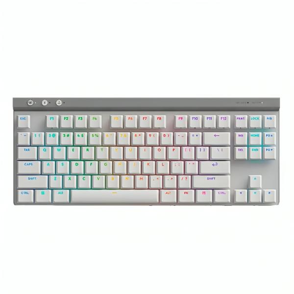 TECLADO GAMING RGB LOGITECH G515 LIGHTSPEED TKL MECÁNICO INALÁMBRICO BLUETOOTH INGLÉS 920-012535