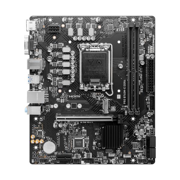 TARJETA MADRE MSI PRO B760M-E DDR4 LGA 1700 M-ATX 911-7D48-049