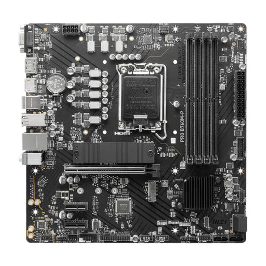TARJETA MADRE MSI PRO B760M-P LGA 1700  M-ATX DDR5 911-7E02-023