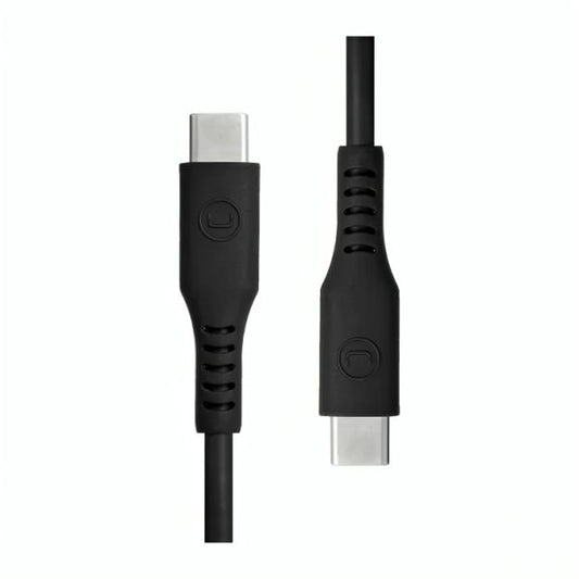 CABLE UNNO TEKNO CB4073BK USB TIPO C A TIPO C 65W 1.5M NEGRO