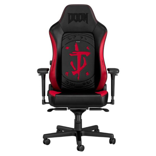 SILLA  GAMING NOBLECHAIRS  HERO EDICIÓN DOOM CUERO SINTÉTICO RESPIRABLE NBL-HRO-PU-DET