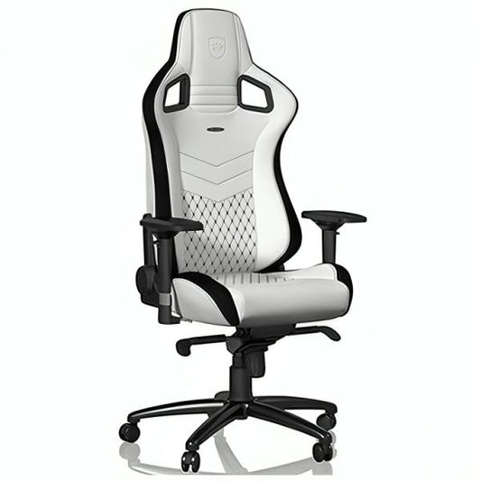 SILLA GAMING NOBLECHAIRS  EPIC CUERO SINTÉTICO NBL-PU-WHT-001