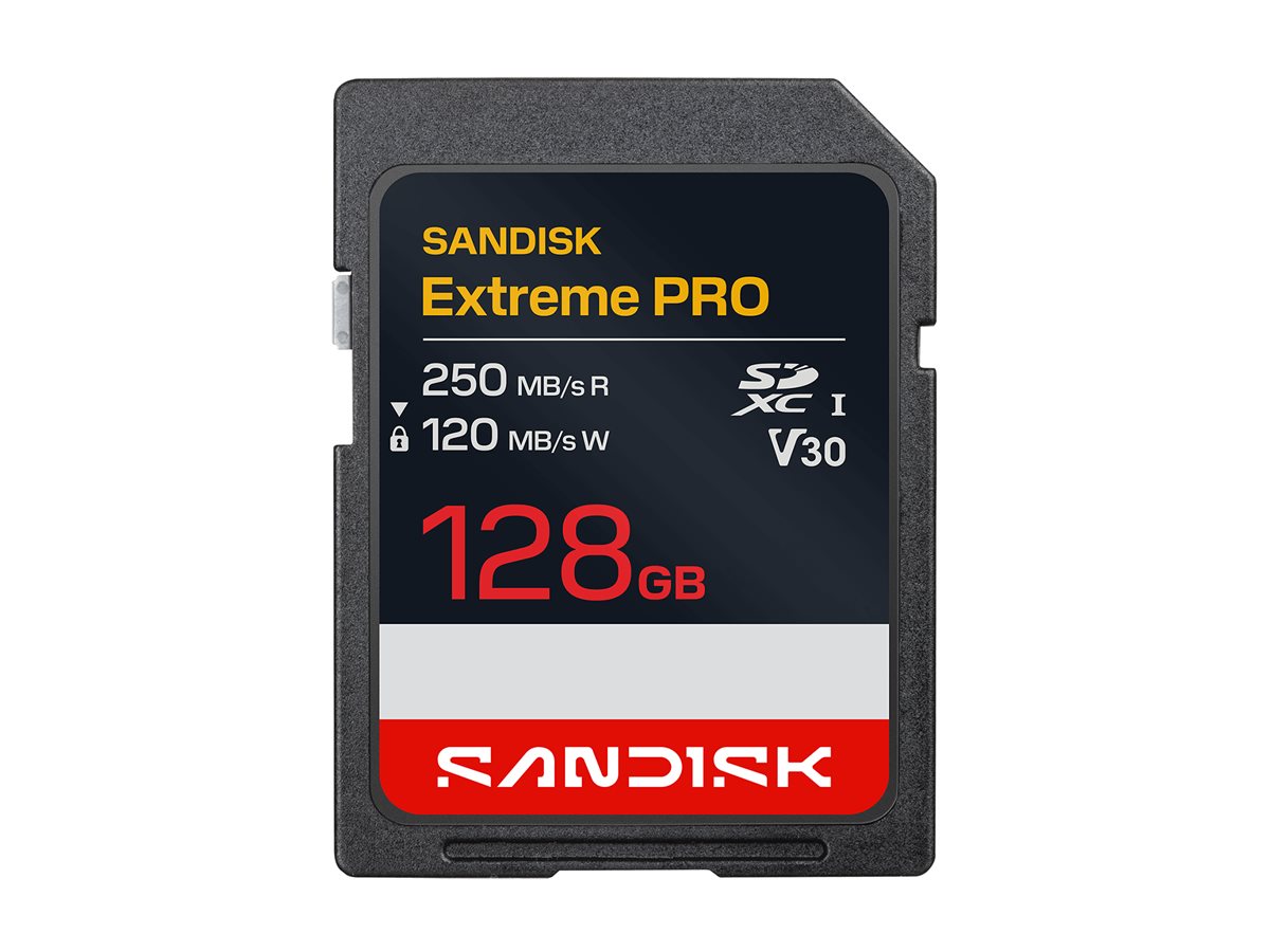 Sandisk Memoria SDXC 128GB Extreme Pro UHS-I 250MB/s 4K