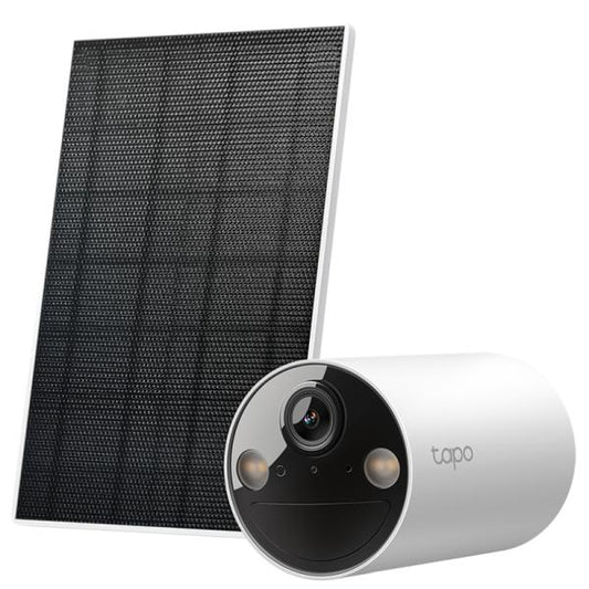 CAMARA TP LINK TAPO C410 KIT(US) 2K 3MP STARLIGHT CMOS LENTE FOCAL 850NM IR CON PANEL SOLAR
