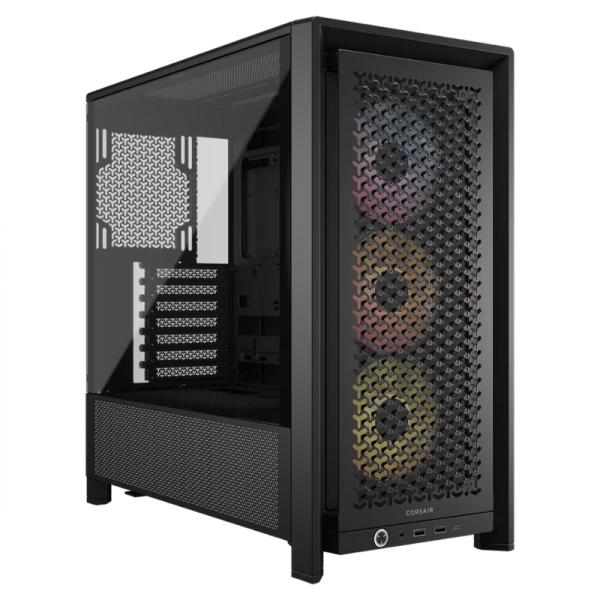 CASE RGB CORSAIR FRAME 4000D RS TORRE MEDIA ACERO 3 ABANICOS FRONTALES CC-9011296-WW
