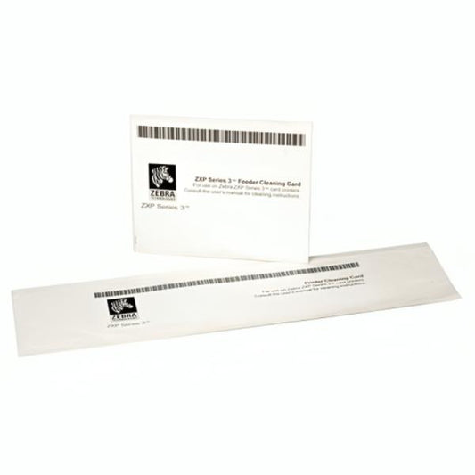 KIT DE LIMPIEZA PARA IMPRESORA ZEBRA PARA ZXP SERIE 1 8 TARJETAS (4 MOTOR / 4 ALIMENTADOR) 1000 IMPRESIONES 105999-101