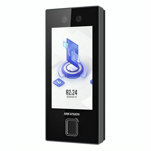 LECTOR BIOMETRICO DE RECONOCIMIENTO FACIAL HIKVISION DS-K1T344MBFWX-E1(O-STD) 2 MP  PANTALLA TÁCTIL / HUELLA 302921388