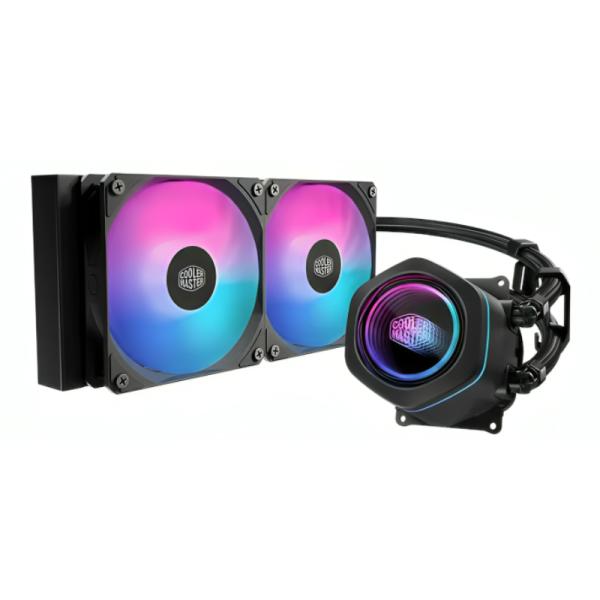 ENFRIAMIENTO LIQUIDO COOLER MASTER MASTERLIQUID CORE NEX 240 ARGB 240MM / 360MM LGA1851/1700/1200/AMD AM5/AM4 MLX-D24M-A18PA-R1