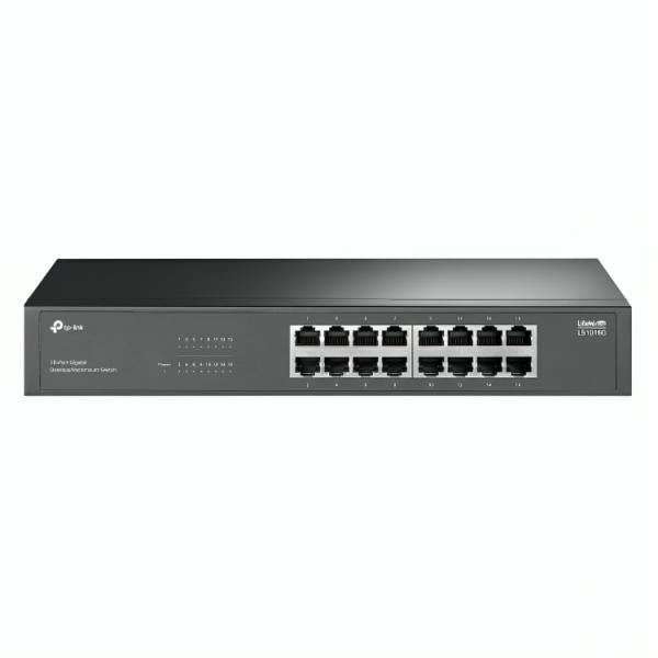 SWITCH TP LINK LS1016G 16 PUERTOS RJ45 + GIGABIT 10/100/1000 MBPS NO ADMINISTRABLE