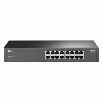 SWITCH TP LINK LS1016G 16 PUERTOS RJ45 + GIGABIT 10/100/1000 MBPS NO ADMINISTRABLE