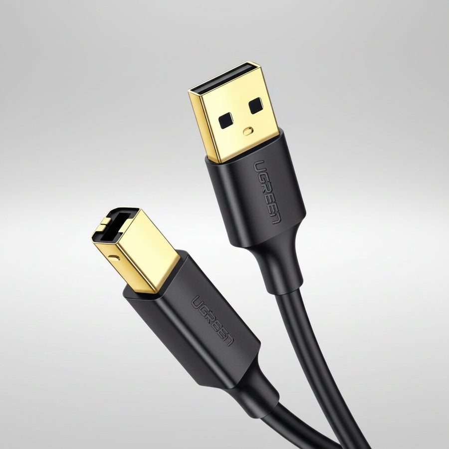 CABLE PARA IMPRESORA UGREEN US135 USB-A A USB-B 480MBPS 1.5M 10350