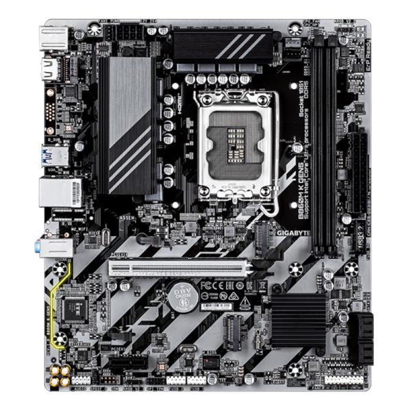 TARJETA MADRE GIGABYTE B860M K GEN5 LGA1851 MICRO ATX DDR5 NEGRO