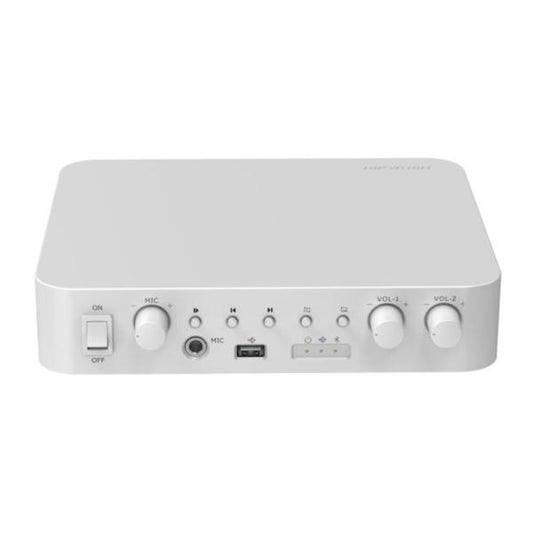 AMPLIFICADOR DE AUDIO DE RED HIKVISION DS-QAE0A60G1-VB(O-STD)/EU 2 ZONAS 60W BLUETOOTH USB RCA 327400189 BLANCO