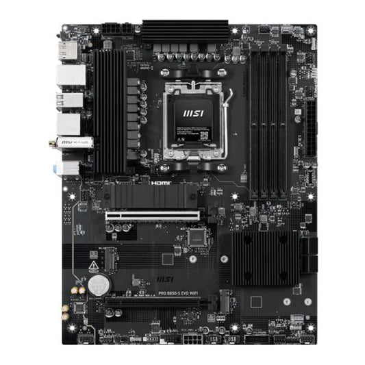 TARJETA MADRE MSI PRO B850-S EVO WIFI AM5 ATX DDR5 911-7E97-003 NEGRO