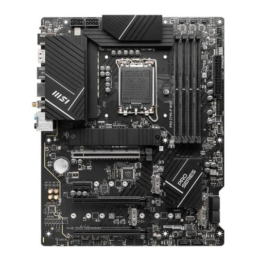 TARJETA MADRE MSI PRO Z790-P WIFI LGA1700 ATX DDR4 911-7E06-085 NEGRO